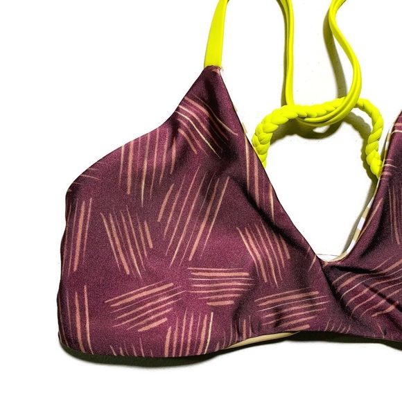 Seea Capitola Reversible Swim Bikini Top Size Small - Picture 3 of 15